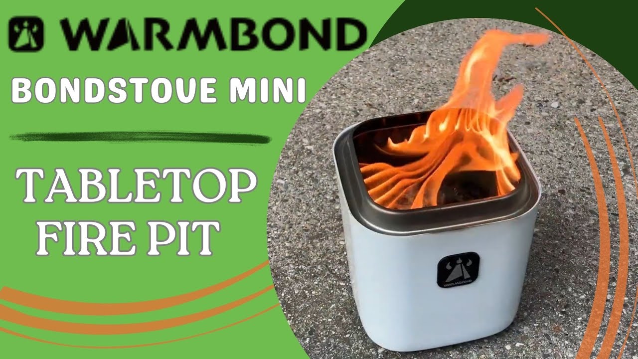 WARMBOND BondStove Mini Tabletop Fire Pit