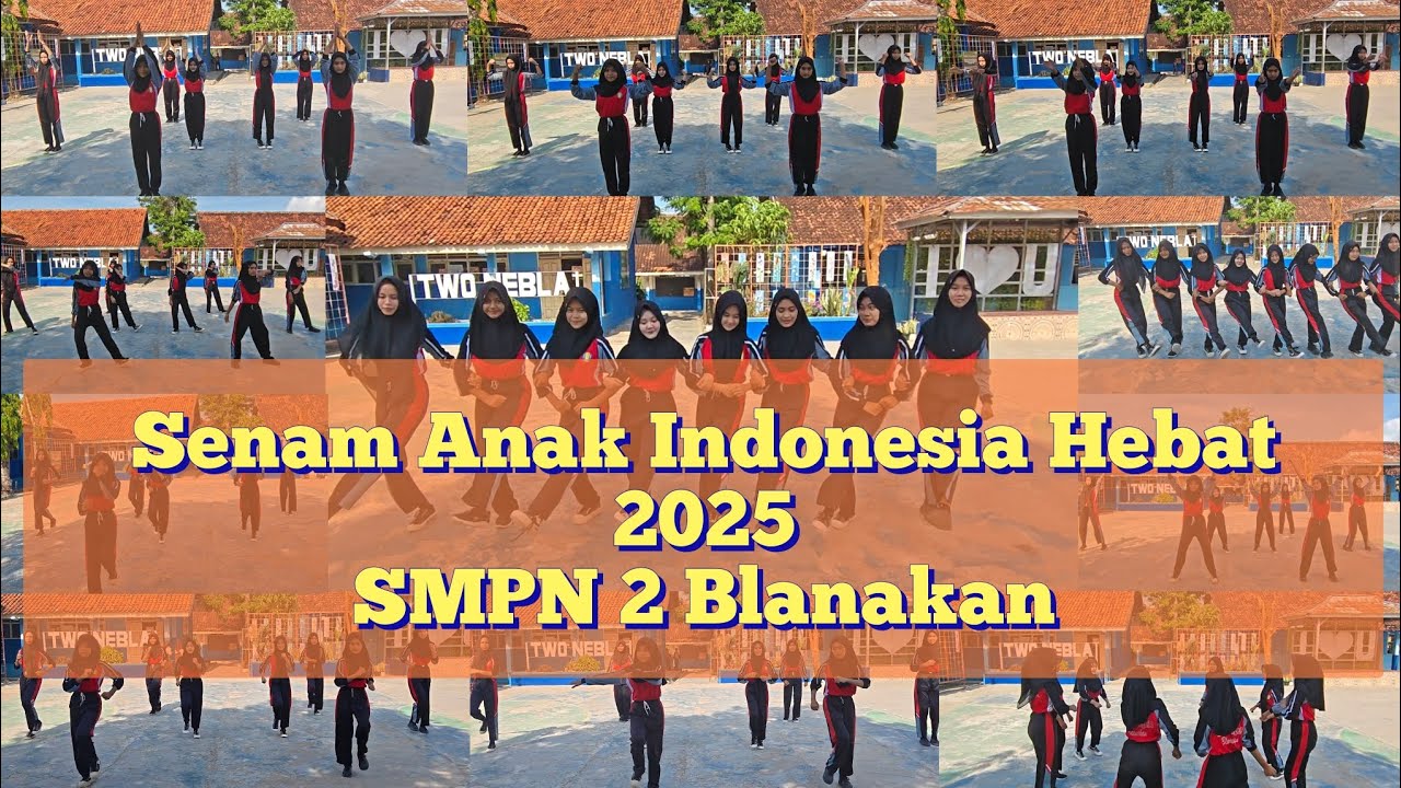 Senam Anak Indonesia hebat 2025_SMPN 2 Blanakan_Blanakan #SemarakG7KAIHSubang #DISDIKBUDSUBANG