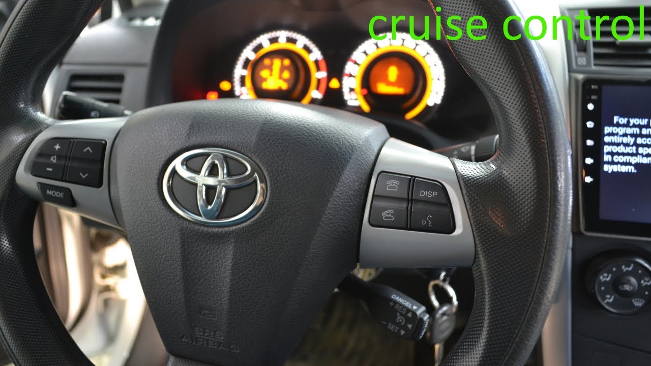 Установка круиз контроля Toyota Corolla