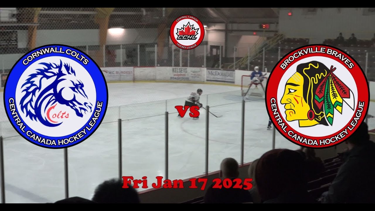 CCHL Highlights Cornwall vs Brockville Jan 17 2025
