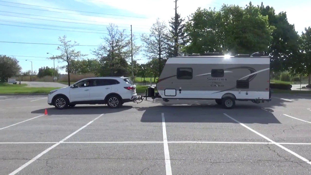 RV H TRAVELS - Sante Fe Towing a Travel Trailer - set up