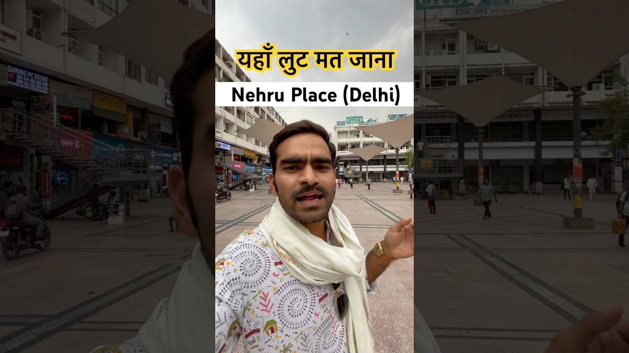 Nehru Place me ye kiske sath hua hai?? #delhi #nehruplace