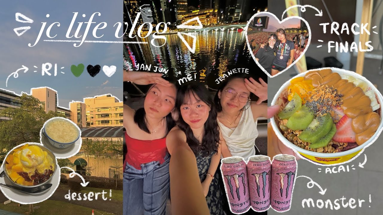 JC diaries ep. 9 🌷 | grinding, energy drinks, track finals, speeches, concert, mala trips!