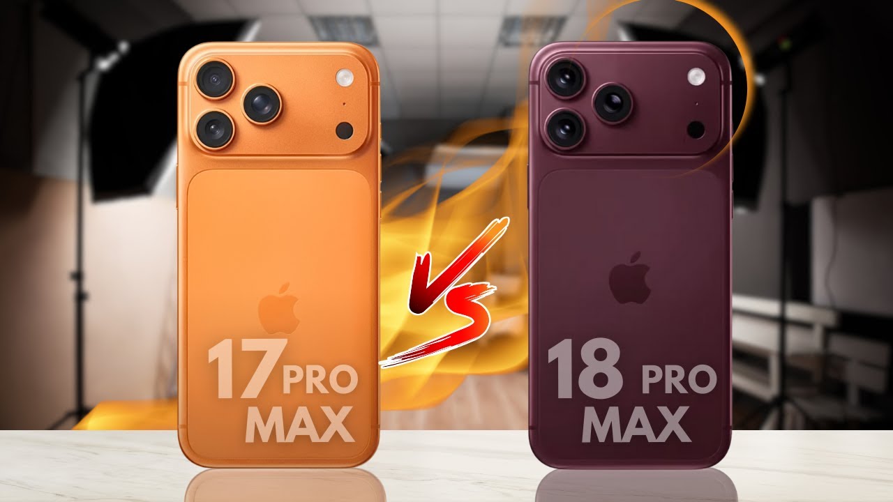 iPhone 18 Pro Max vs iPhone 17 Pro Max –  Official Leaks Comparison!