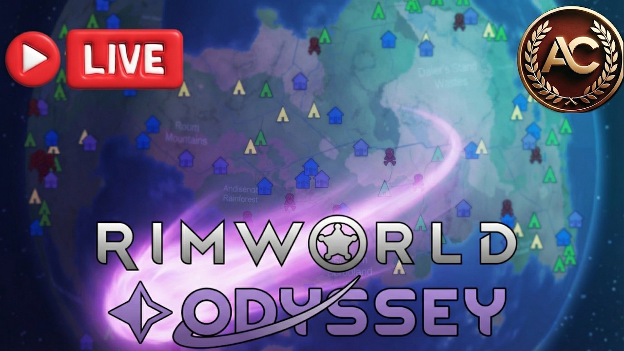 RIMWORLD ODYSSEY - NUOVA RUN: SI DECIDE TUTTO IN LIVE || LIVE 1