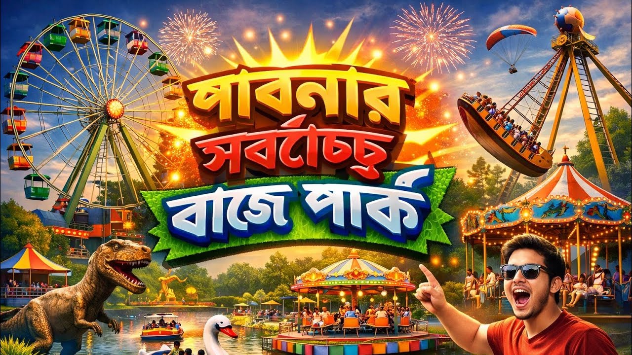 পাবনা খালেক পার্কে যে আমরা এটা কি দেখলাম 😲 What did we see in Pabna Khalek Park 😲