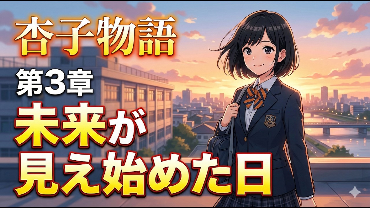 ＃杏子物語　第3章　未来が見え始めた日　(リニューアルバージョン）　杏子、　高校生になって初めての定期テストでまさかの成績を取った。