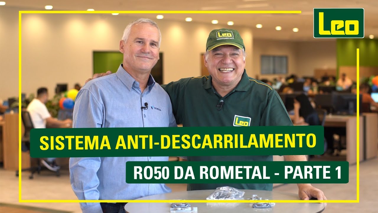Sistema RO50 Guia Flex 4032 + Dispositivo Anti Descarrilamento da Rometal - Parte 1