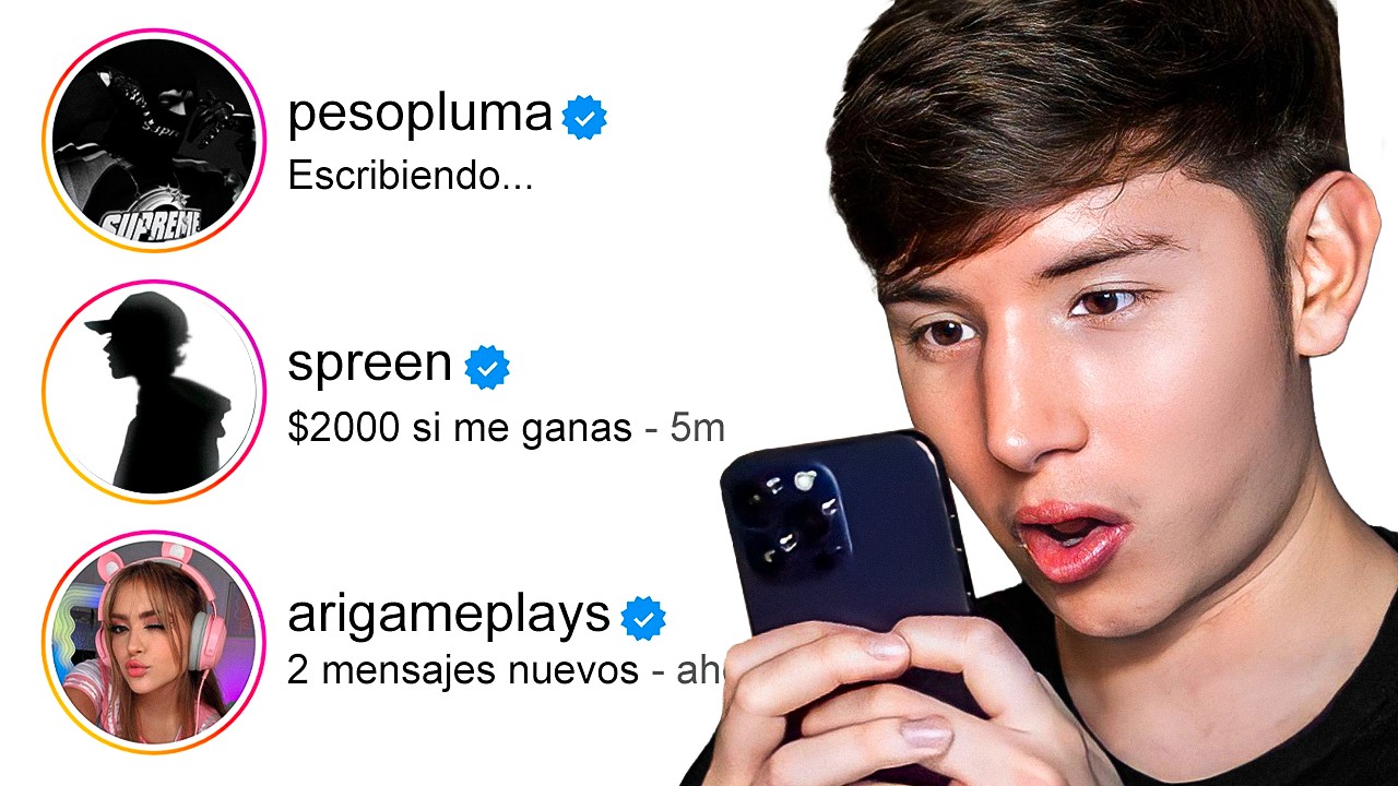 Desafi&eacute; a 100 Famosos A Jugar Fortnite