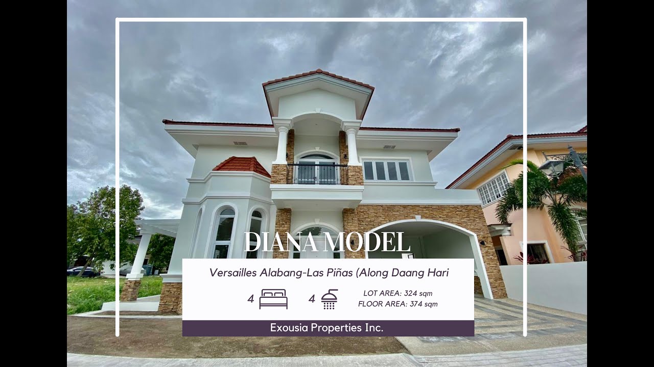 READY FOR OCCUPANCY  SINGLE DETACHED UNIT IN LAS PIÑAS- ALABANG | Diana Model @ Versailles Alabang