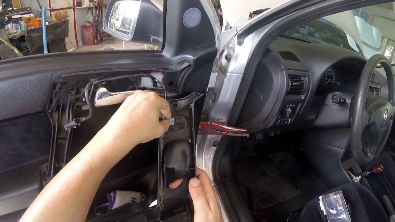OPEL ASTRA G Πως βγαζω ταπετσαρια πορτας Door Panel Removal