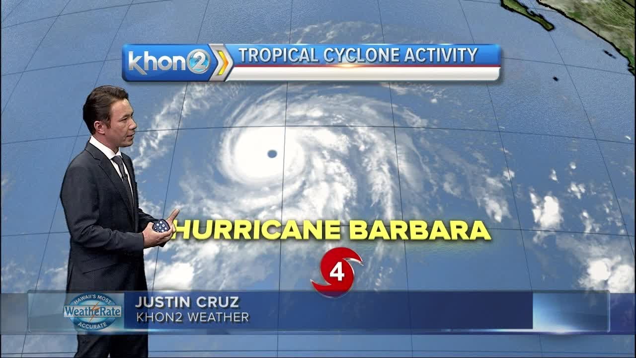 Hurricane Barbara Update Tuesday 11p