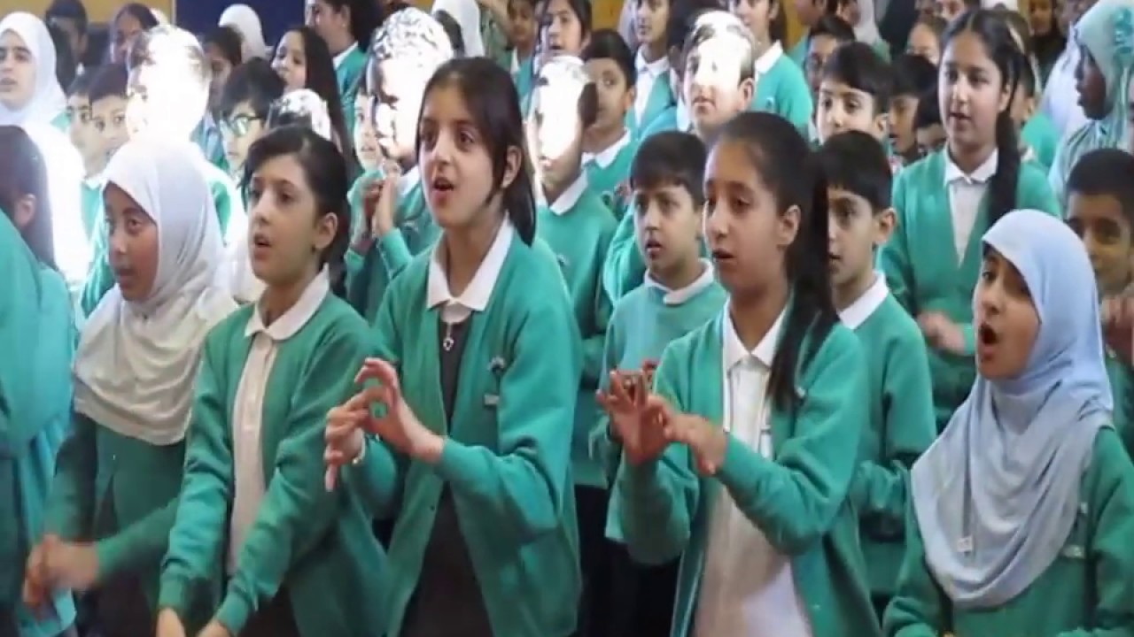 Nanen Primary School pupils take part in Sign2Sing