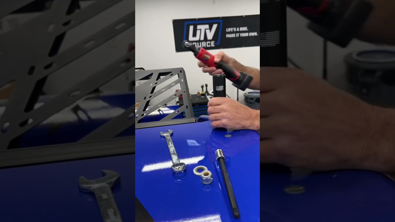 This @5150whips spring load base should save us from some future headache 🤯 #utvsource