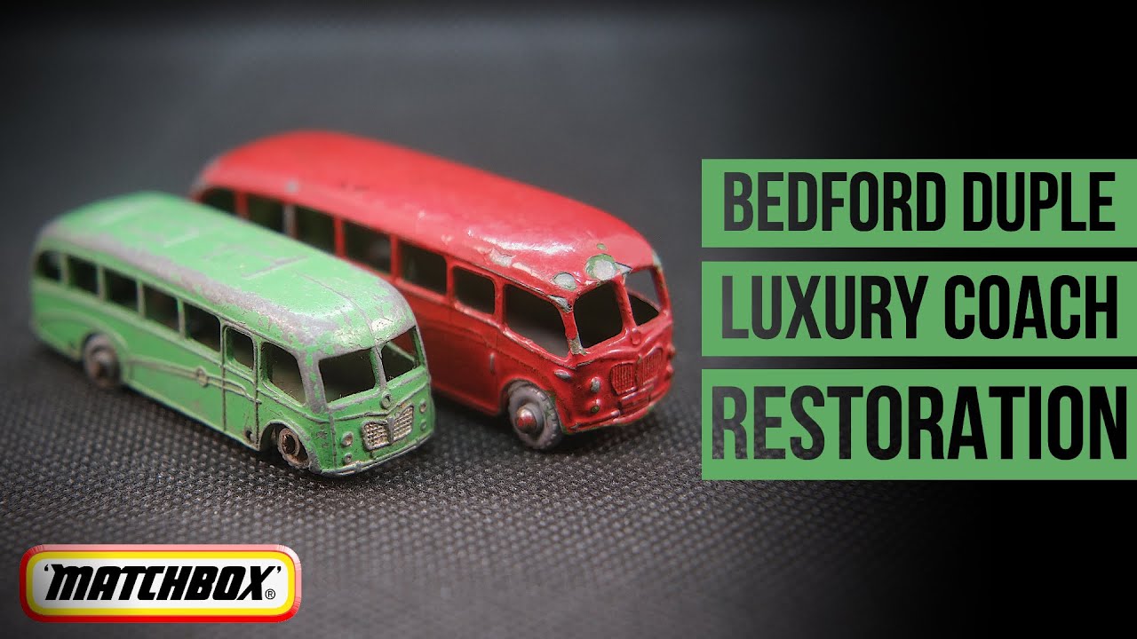 MATCHBOX restoration: 21A & 21B Bedford Duple Luxury Coach