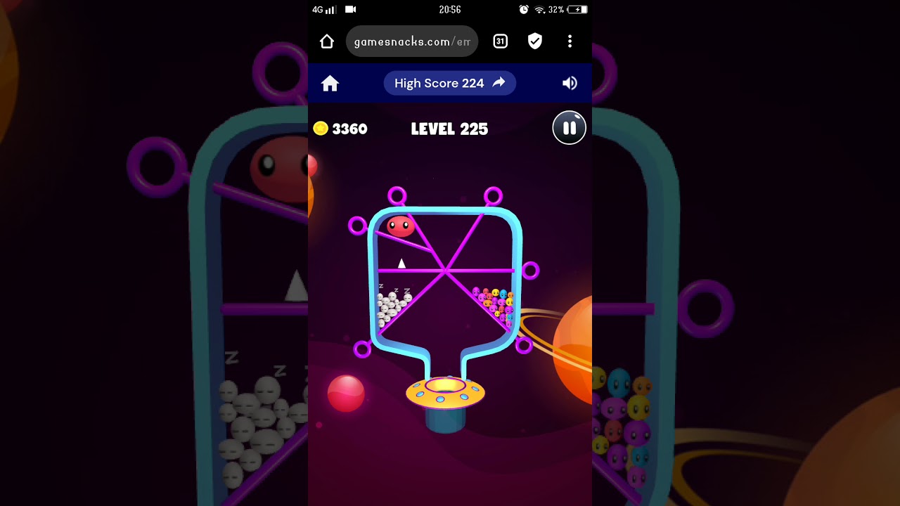 Gamesnacks Pin The Ufo - Level 221 - 230