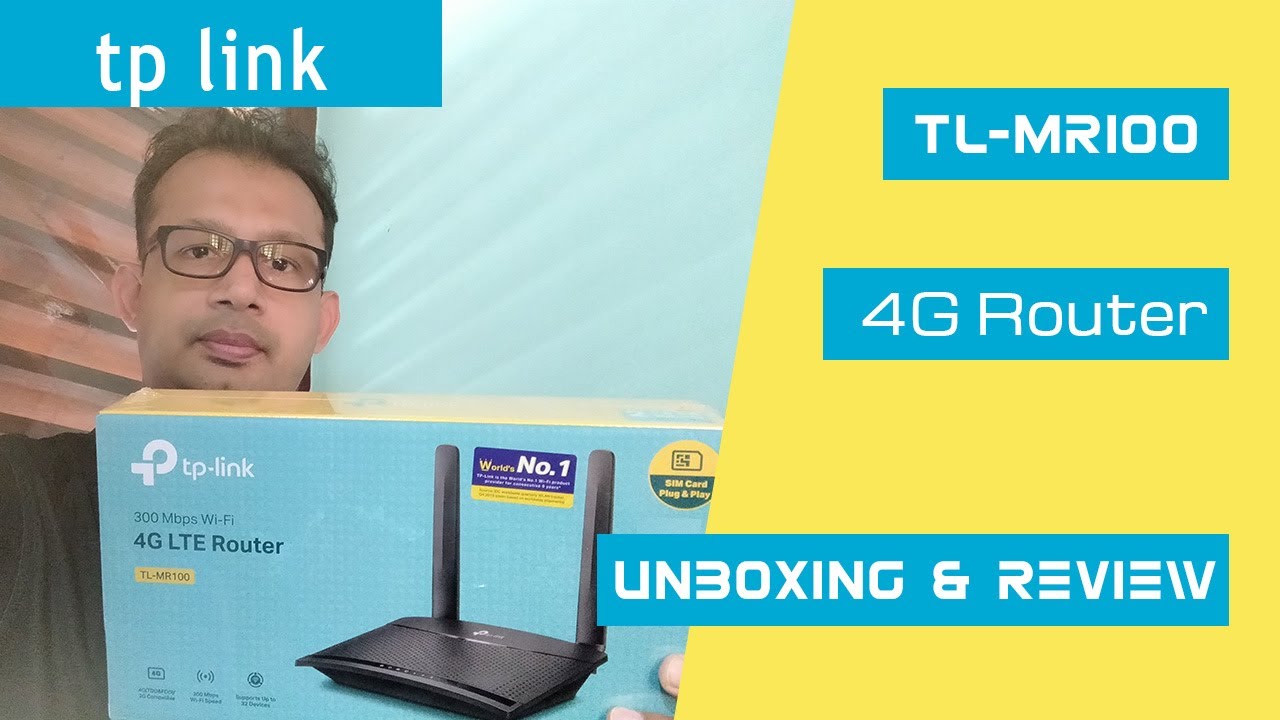 TP Link MR100 4G Router Unboxing and Reviews | Smart Lab