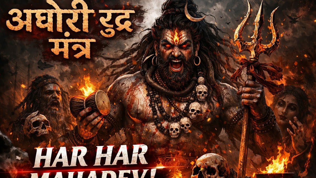 Aghori Shiva Mantra 🔥 Most Powerful Rudra Chant | Har Har Mahadev | Mahakal Song 2026