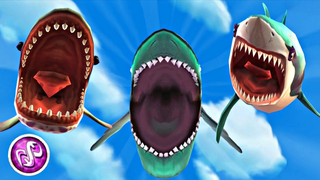 Все входы в Hungry Shark World — новые акулы разблокированы