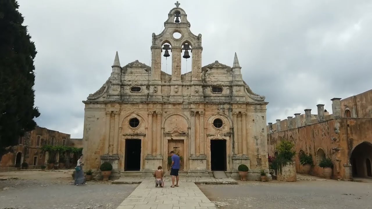 A Visit to the Historic Arkadi Monastery in Crete Island, Greece!