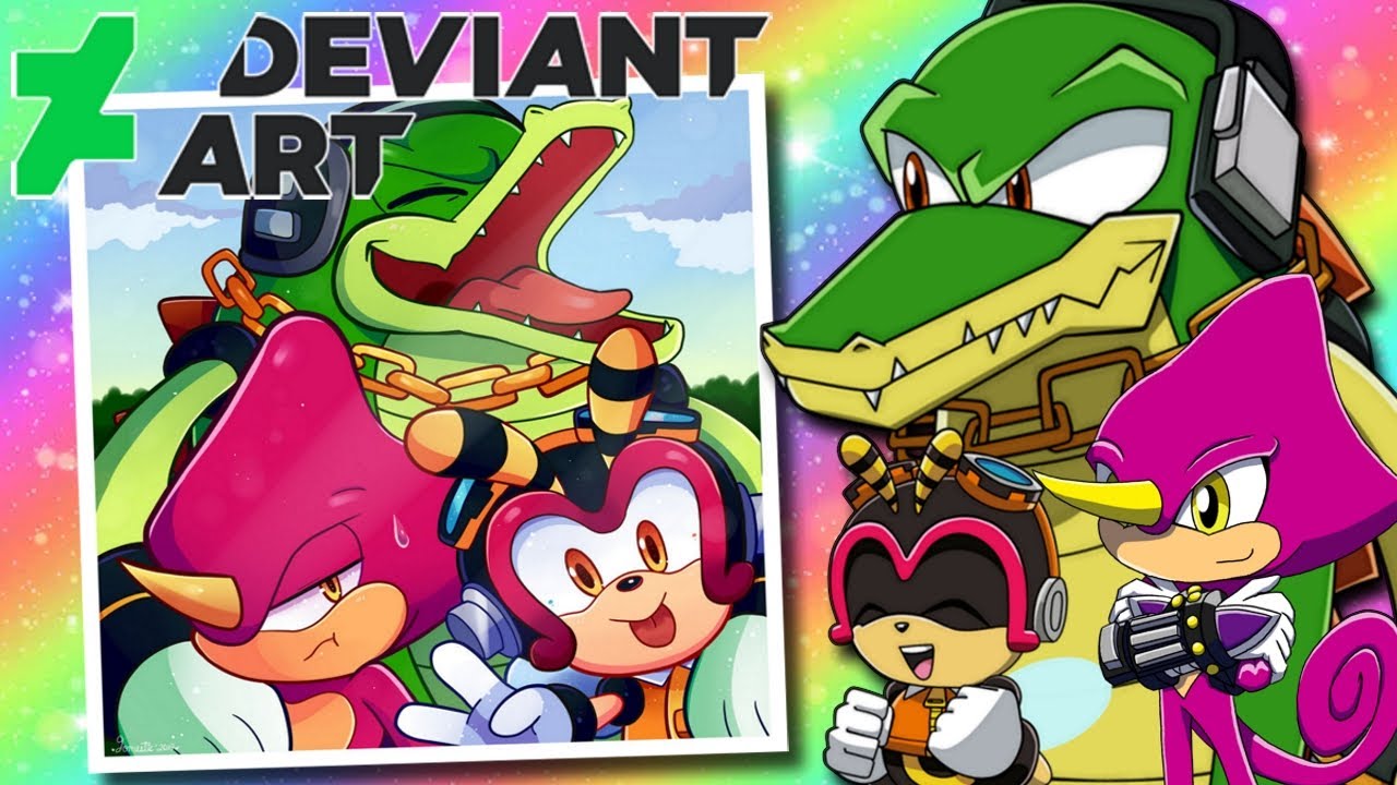 Это ПОЛЕЗНО?! — Team Chaotix против Deviantart
