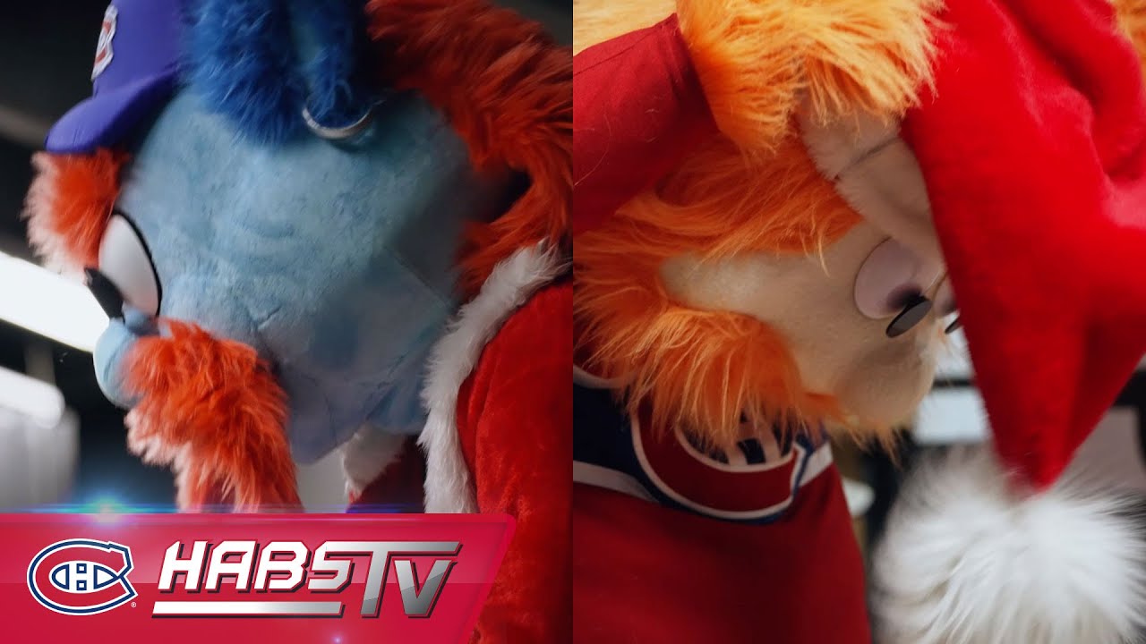 Youppi! gets a hand decorating for the holidays... | A Very METAL! Christmas