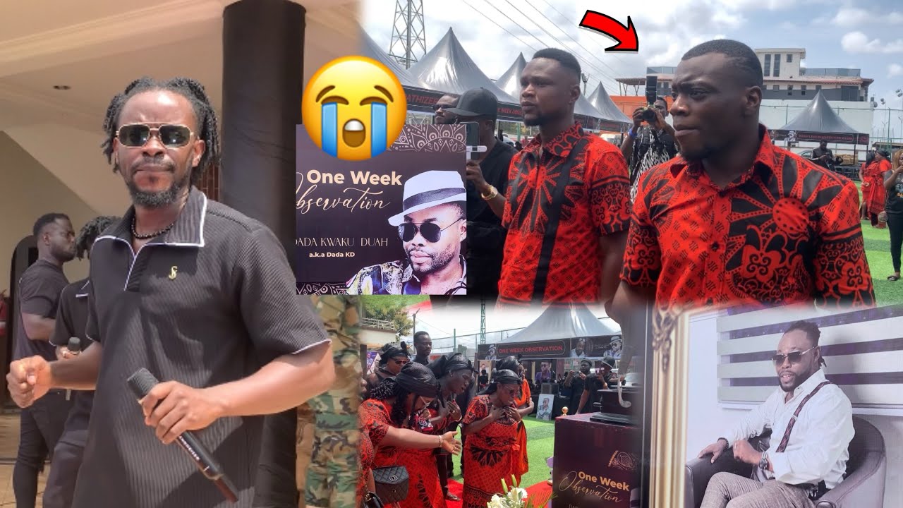 Tears flows😭 Dada KD’s Two Sons as his Song being Performed by Nkyinkyim Band 🥁