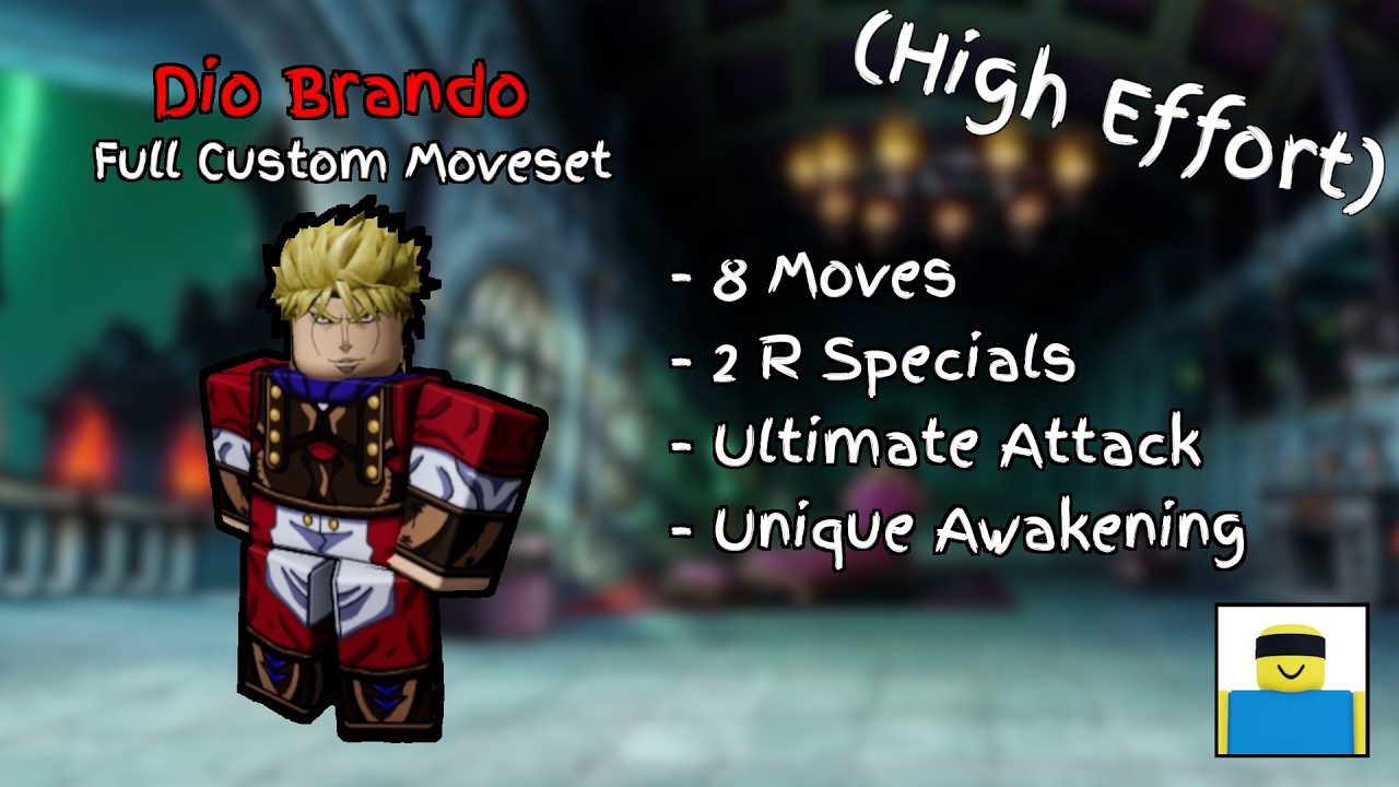 [ JJS CUSTOM MOVESET ] Dio Brando