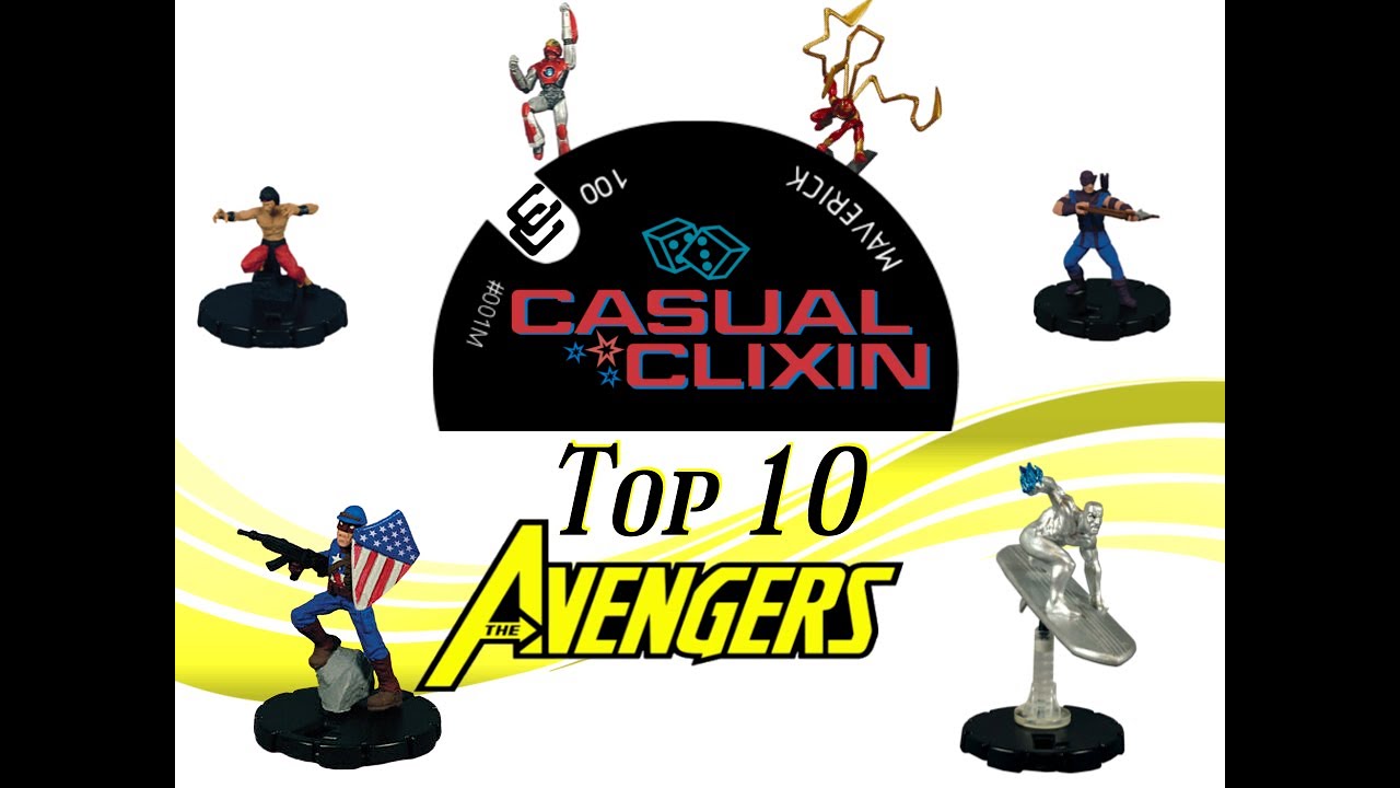Top 10 Heroclix from the Avengers Set Ranked