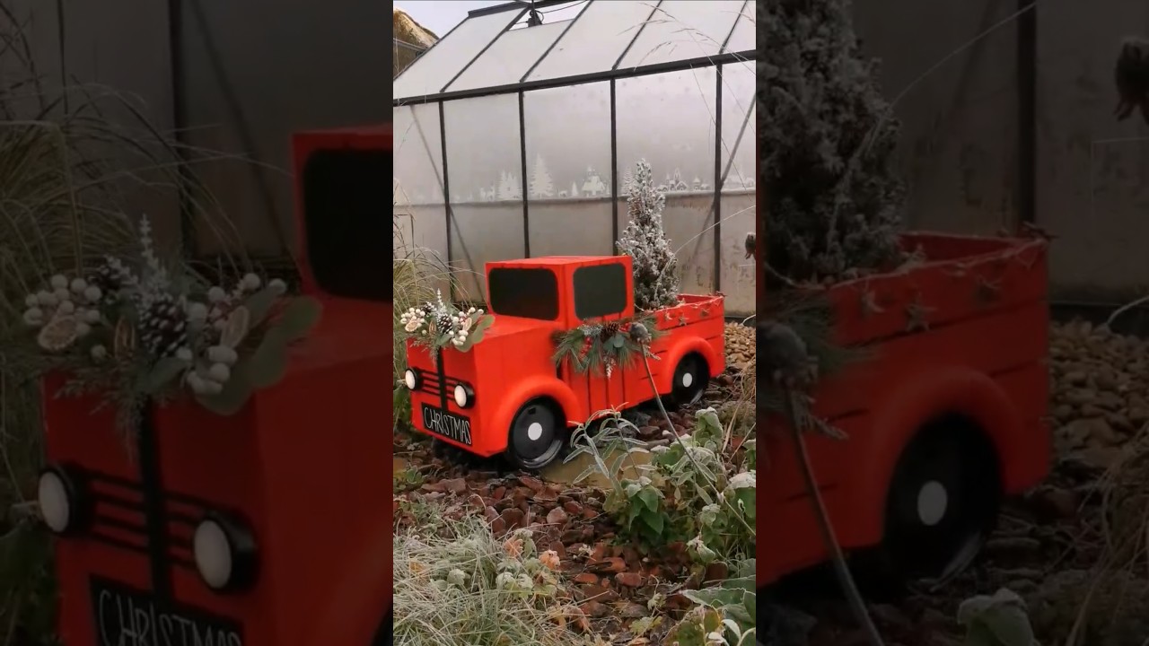 DIY ✨Christmas Truck✨ Weihnachtsdeko selber machen 🤗 #diy #diyprojects #diyidee #weihnachtsstimmung