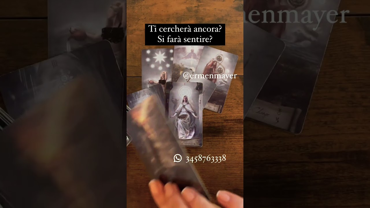 TI CERCHER&Agrave; ANCORA? Si far&agrave; sentire? #ermenmayer #tarocchi #tarot #ermenmayertarocchi #interattivi