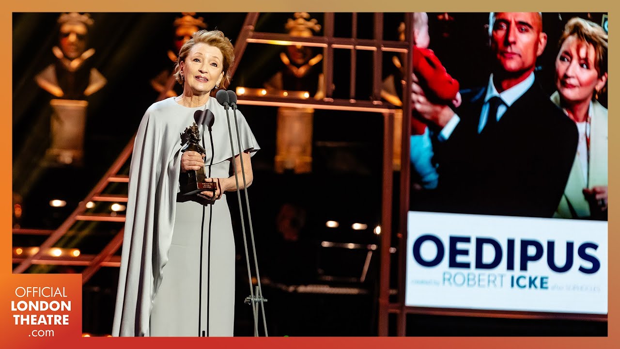 Lesley Manville wins Best Actress for Oedipus | Olivier Awards 2025 with Mastercard