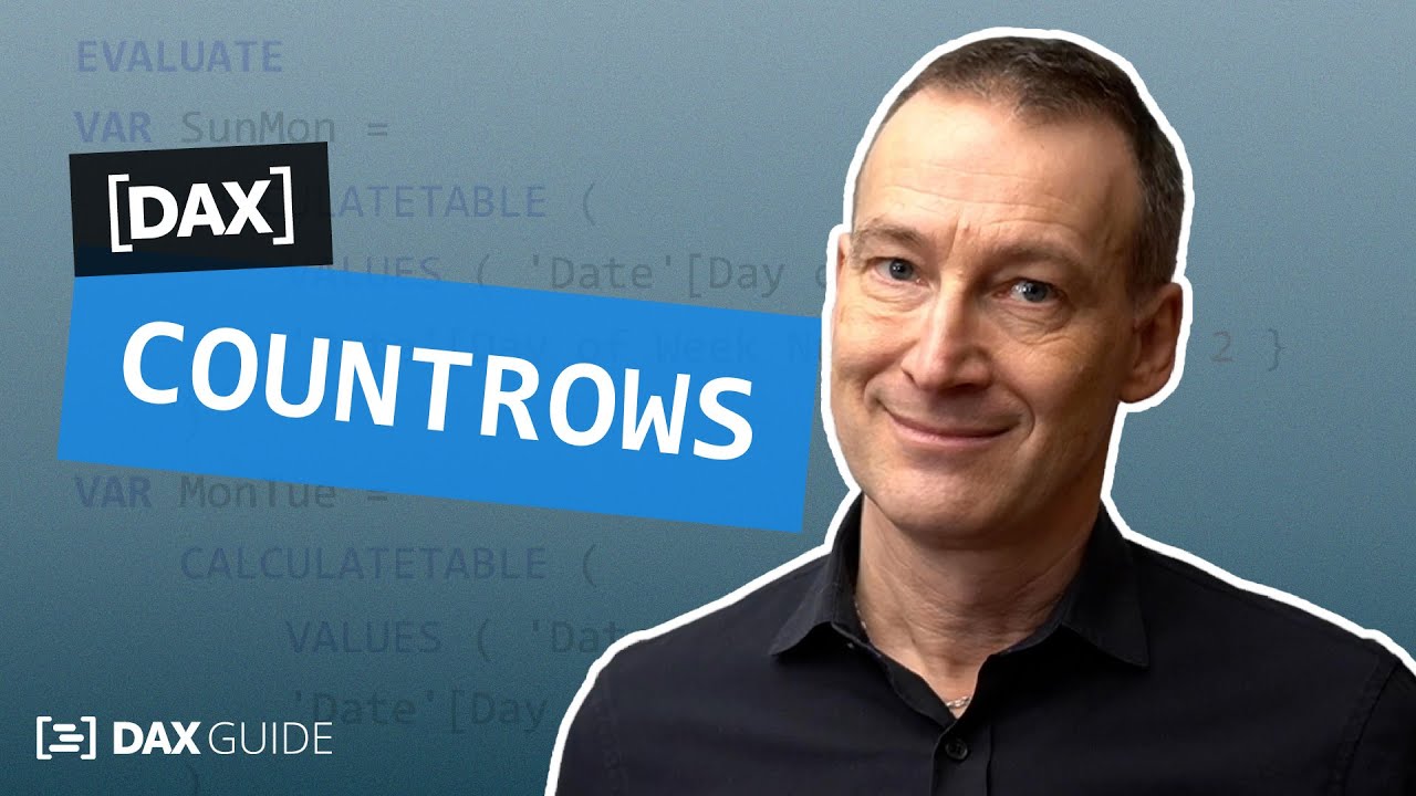 COUNTROWS - DAX Guide