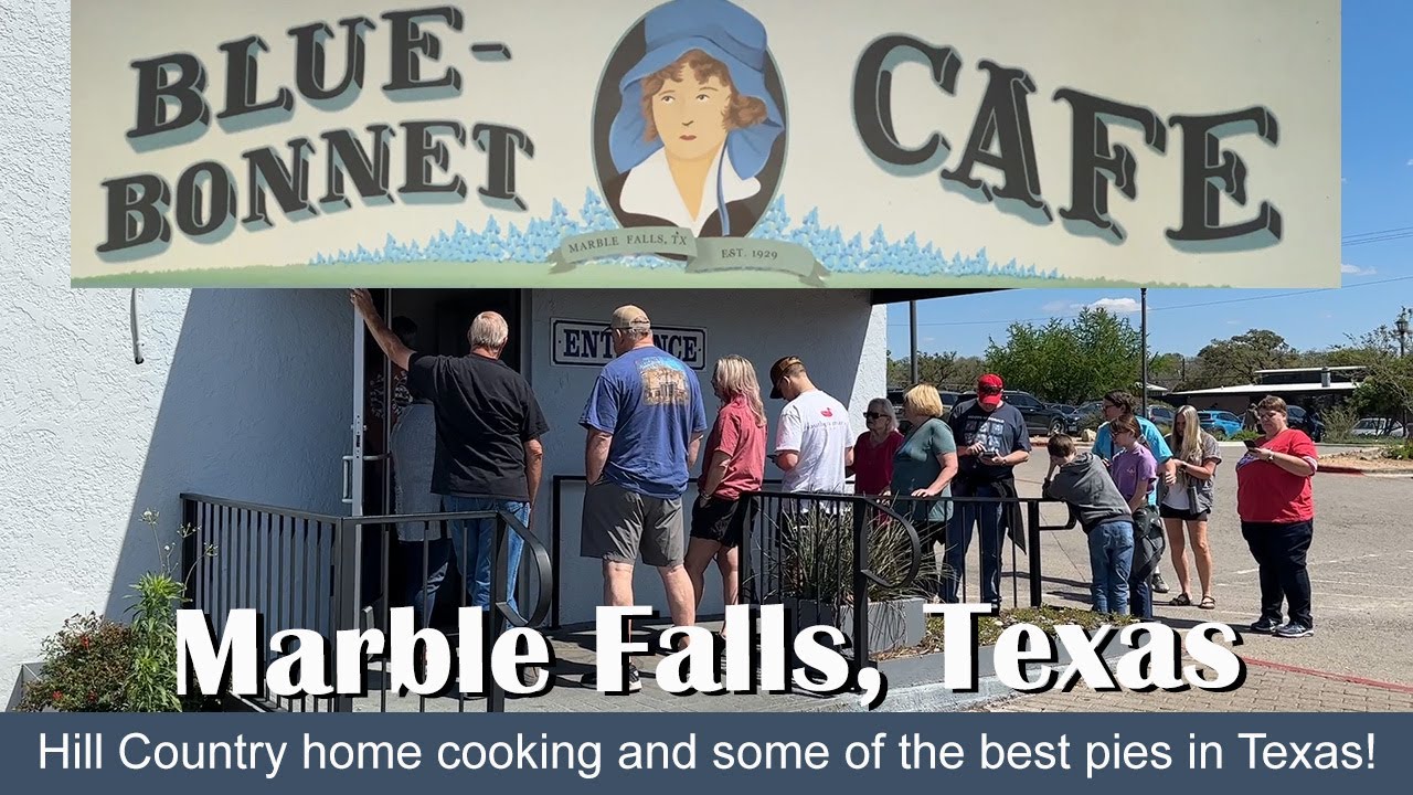 Кафе Blue Bonnet | Marble Falls Texas | Приключения в холмистой местности Техаса