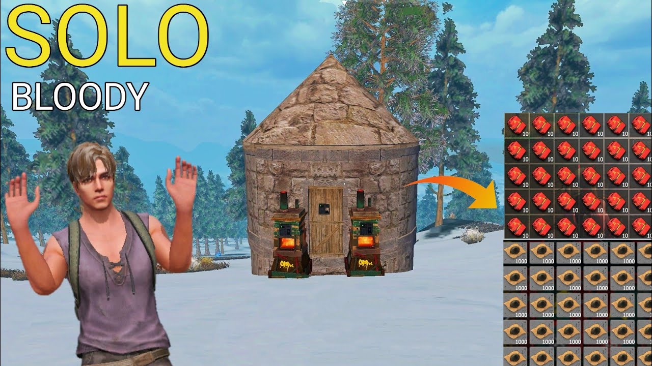 Solo Lucky Bloody Rank Max Server  Part 1 Last island Of Survival