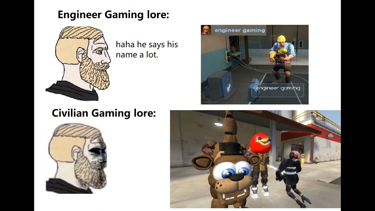 Engineer Gaming lore vs Civilian Gaming lore