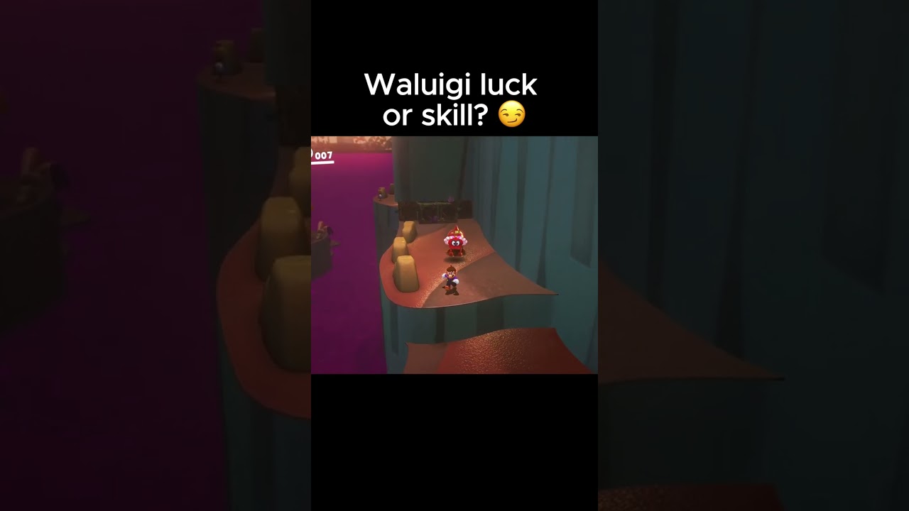 Only Waluigi can do this in Super Mario Odyssey #mario #nintendoswitch #nintendo