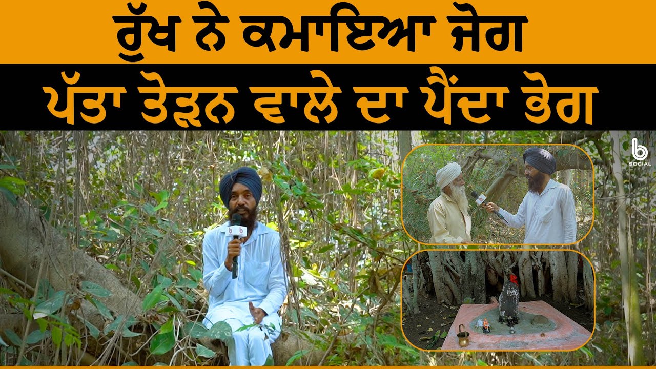 ਰੁੱਖ ਨੇ ਕਮਾਇਆ ਜੋਗ, ਪੱਤਾ ਤੋੜਨ ਵਾਲੇ ਦਾ ਪੈਂਦਾ ਭੋਗ | EP 27 | Manjeet Singh Rajpura  | B Social.