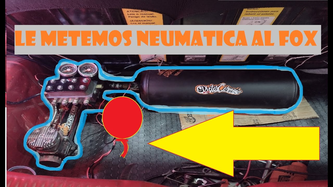1RA PARTE DE LA INSTALACION DE LA SUSPENSION NEUMATICA.