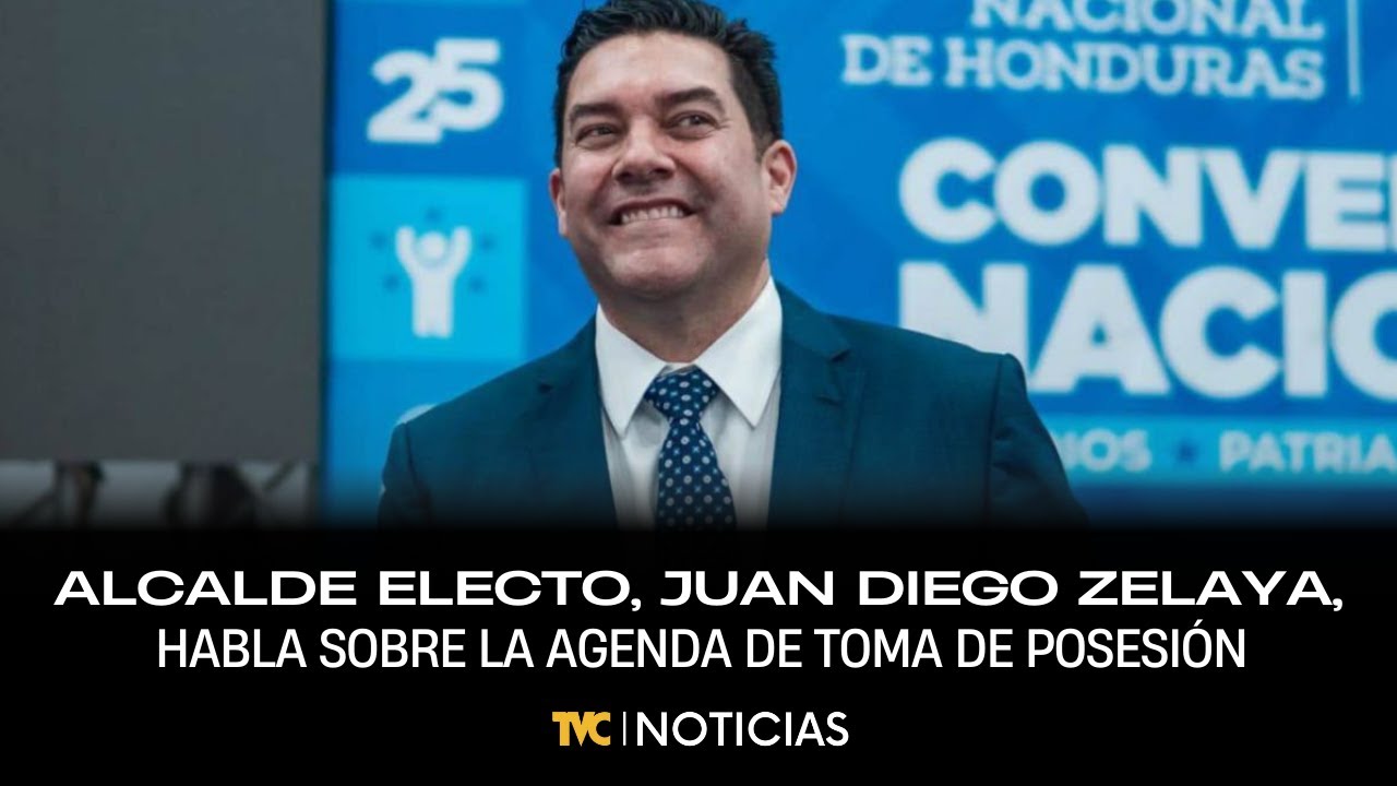 Alcalde electo, Juan Diego Zelaya, habla sobre la agenda de toma de posesión