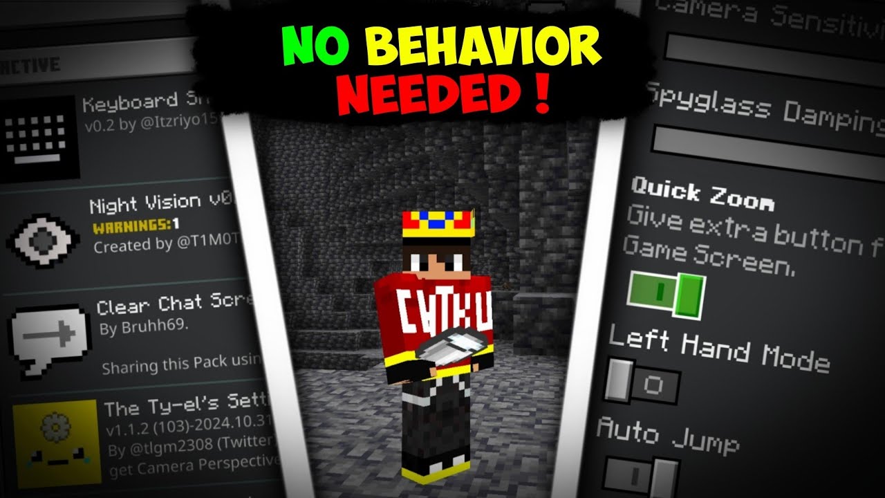 These MCPE Mods Make Survival 10x Easier 😱 | No Behavior Pack Needed!