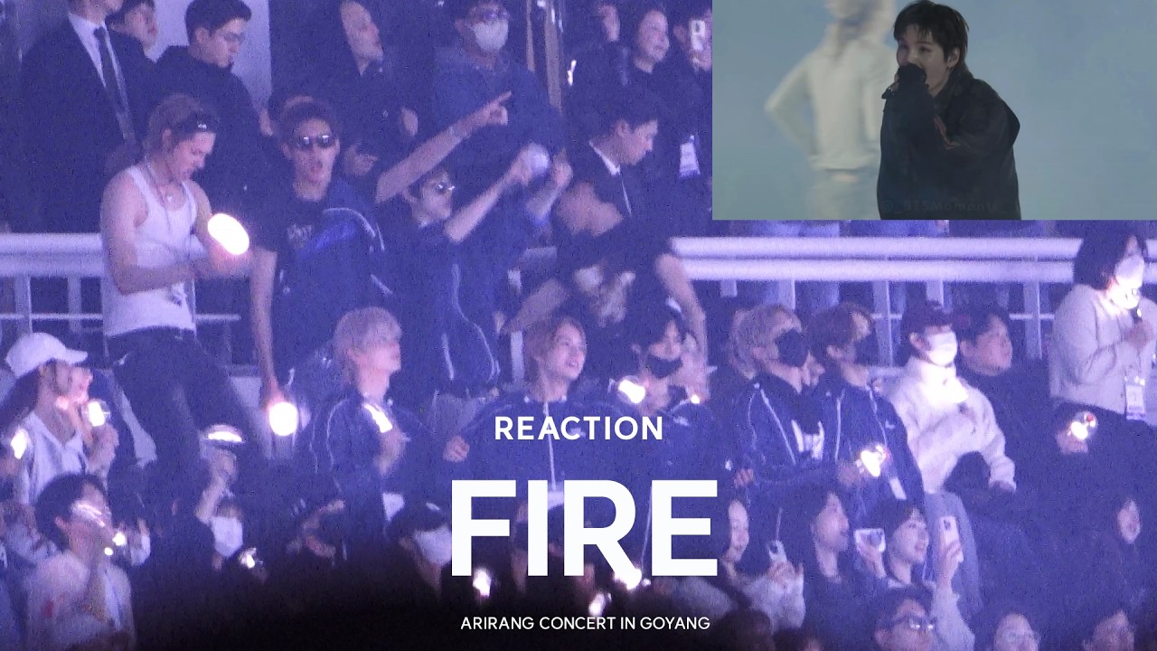 IU, Cortis, TWS 'FIRE' Reaction l BTS Arirang Concert 260412