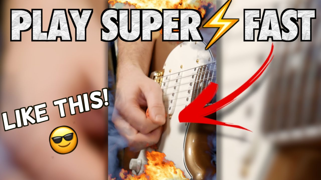 How to play SUPER fast on guitar!