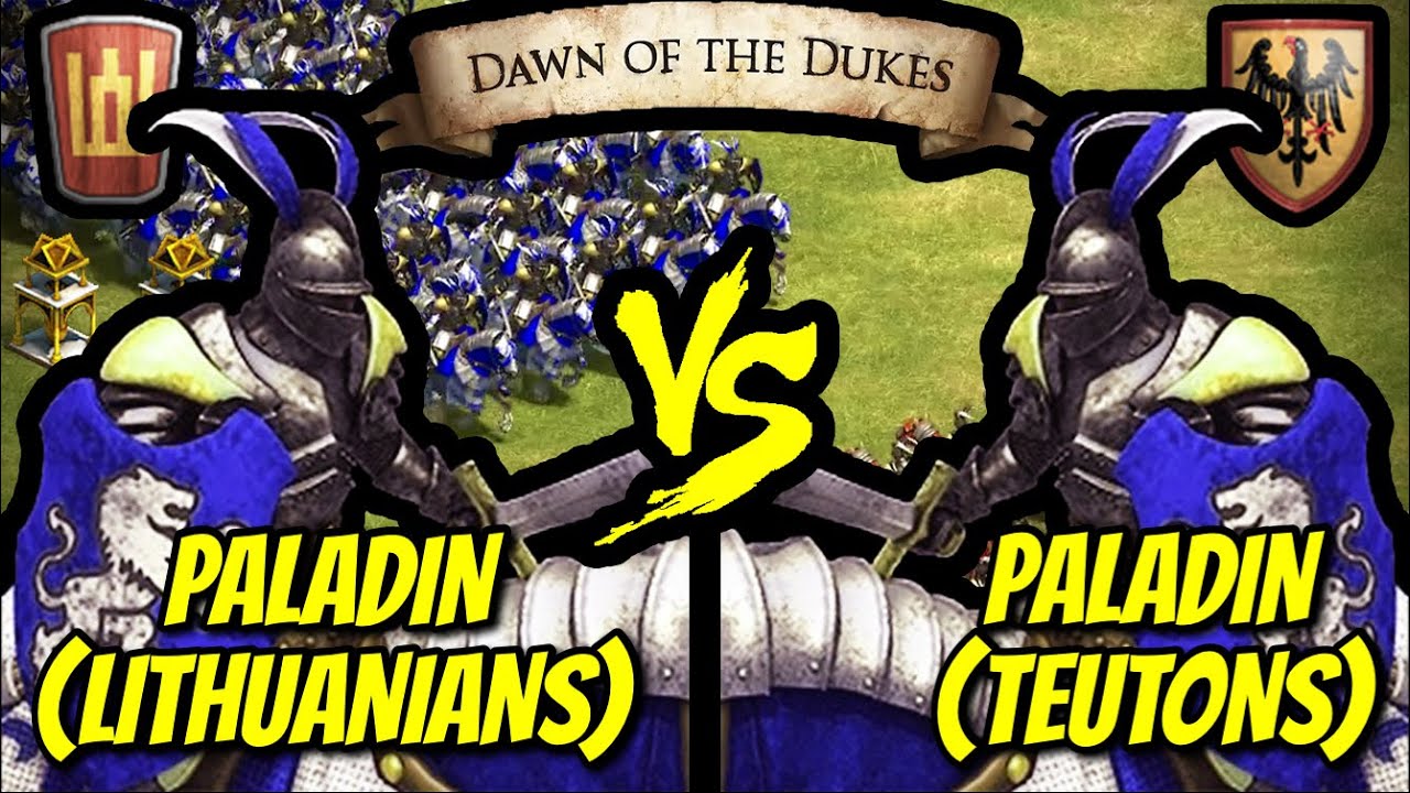 200 (2 Relics, Lithuanians) Paladins vs 200 (Teutons) Paladins | AoE II: Definitive Edition
