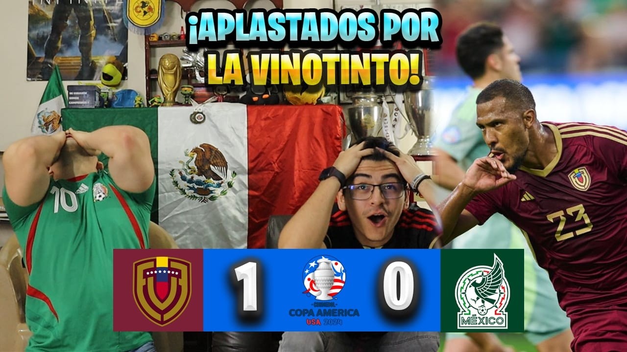VENEZUELA VS MÉXICO REACCIÓN COPA AMÉRICA 2024 | ESTAMOS DESTRUIDOS 🇲🇽💔