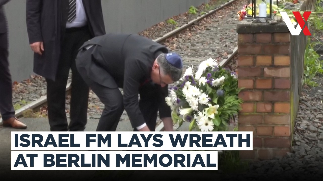 Foreign Minister Gideon Sa&rsquo;ar Honors Holocaust Victims At Berlin&rsquo;s Gleis 17 Memorial | VERTEX