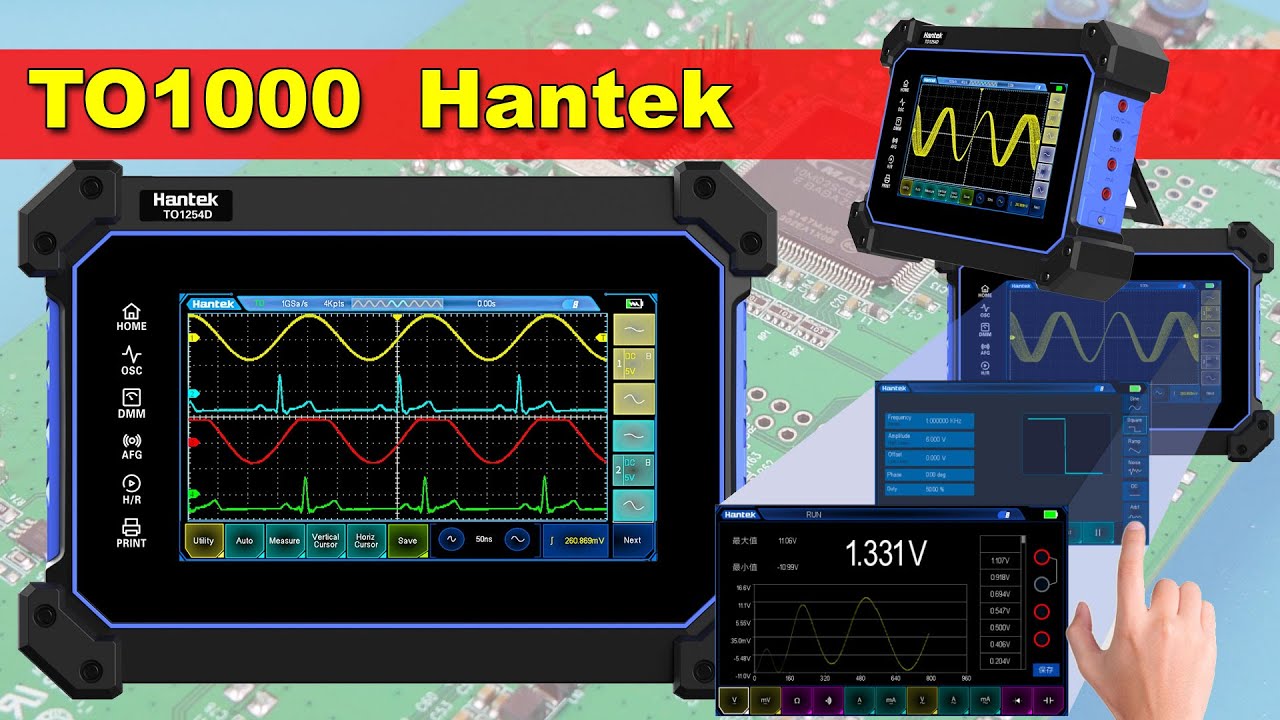 TO1000 Hantek oscyloskop typu tablet - Handheld Oscilloscope