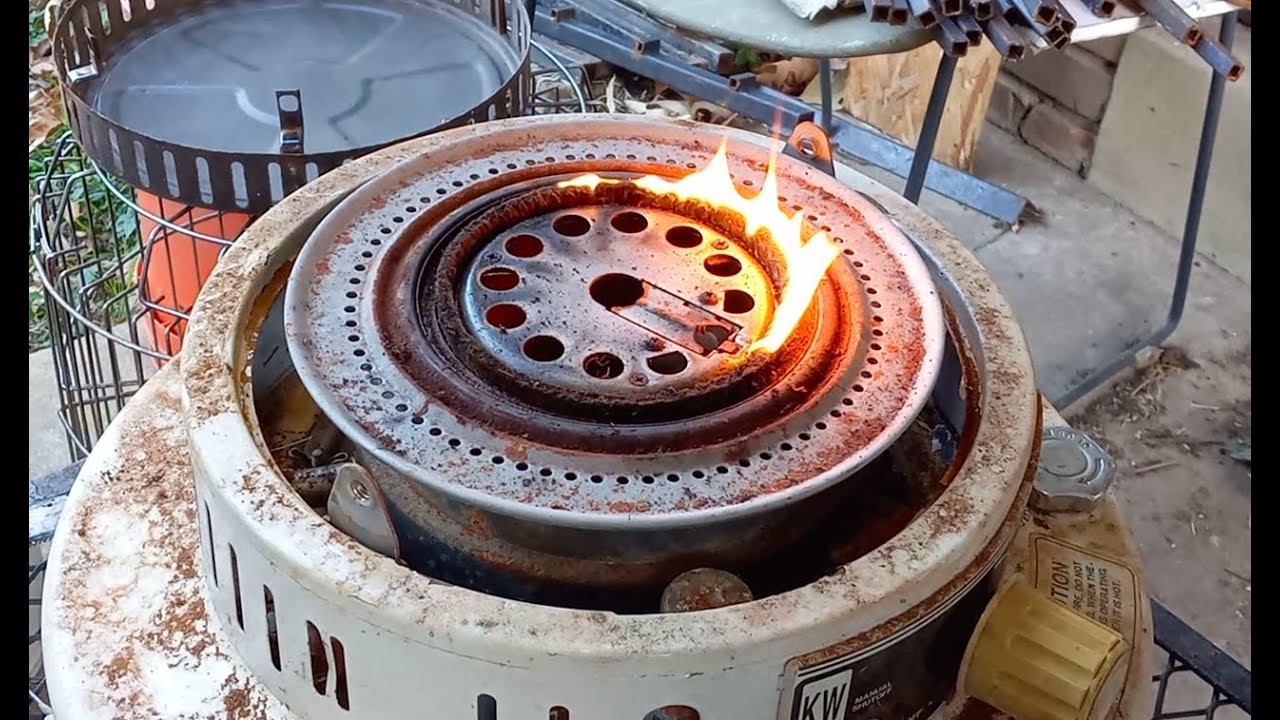 Kerosene Heater Service And Wick Burn