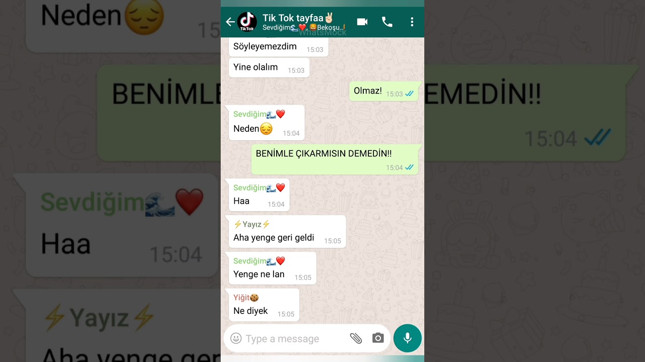 CemCel grup yazışması 6.bölüm
