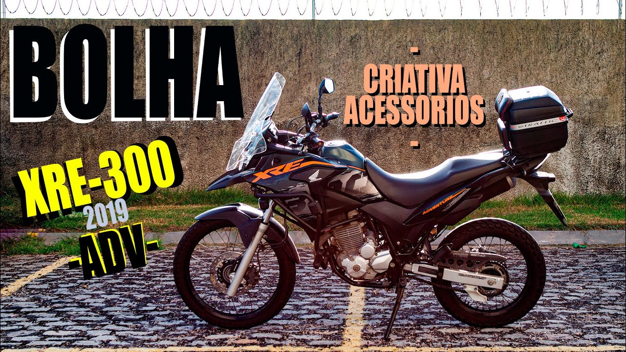 Bolha XRE 300 - 2019 da Criativa Acessórios - Instalação e review